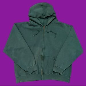 90s Pro Spirit Full Zip Hoodie (Forest Green)